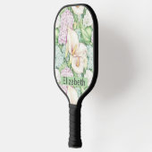 Pretty Pastel Calla Lily Personalized Pickleball Schläger (Links)