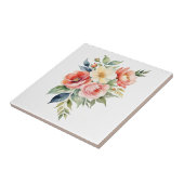 Pretty Pastel Floral Fliese (Seite)