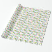 Pretty Pastel Flower Pots Pattern Geschenkpapier (Ungerollt)