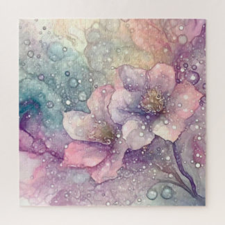 Pretty Pastel Flowers Puzzle