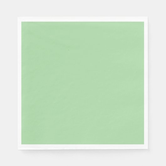 Pretty pastel green serviette (Vorderseite)