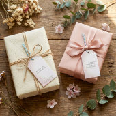 Pretty Pastel Pink Cherry Blossom Wedding favor Geschenkanhänger