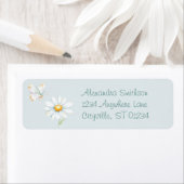 Pretty Pastel Watercolor Butterfly and Daisy (Insitu)