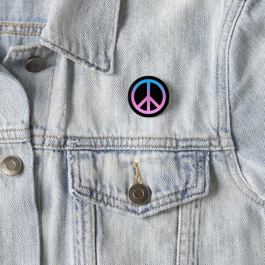 Pretty Peace Symbol Button (Beispiel)