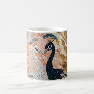 Pretty Peacocks Gold Glam Kaffeetasse