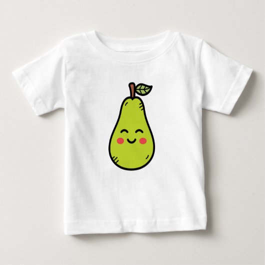 Pretty Pear Baby T-shirt (Vorderseite)