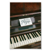 Pretty Piano Fotodruck (Vorne)