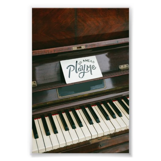 Pretty Piano Fotodruck (Vorne)