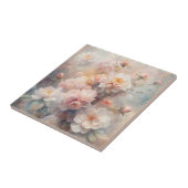 Pretty Pink and White Flowers Fliese