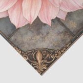 Pretty Pink And White Stained Glass Decoupage Art Seidenpapier (Ausschnitt)