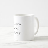 Pretty Pink Blush Cream Floral Kaffeetasse (VorderseiteRechts)