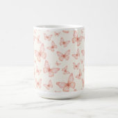 Pretty pink butterflies kaffeetasse (Mittel)