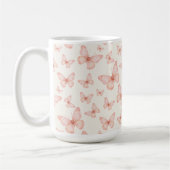 Pretty pink butterflies kaffeetasse (Links)
