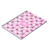 Pretty Pink Butterfly Kawaii Spiral Notebook Notizblock (Linke Seite)