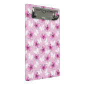 Pretty Pink Butterfly Mini Clipboard Klemmbrett (Schrägansicht)