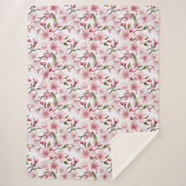 Pretty Pink Cherry Blossom Flowers Sherpadecke