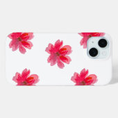 pretty pink flower phone case (Rückseite (Horizontal))