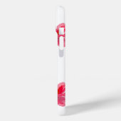 pretty pink flower phone case (Rückseite / Links)