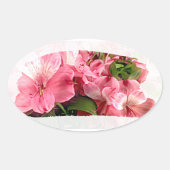 Pretty Pink Flower Sticker (Vorderseite)