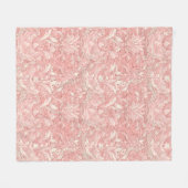 Pretty Pink French Parisian Design Fleecedecke (Vorderseite (Horizontal))