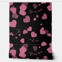 Pretty pink love hearts wallpaper tapete