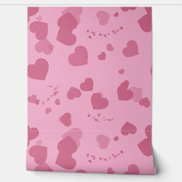 Pretty pink love hearts wallpaper tapete