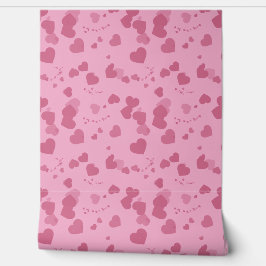 Pretty pink love hearts wallpaper tapete