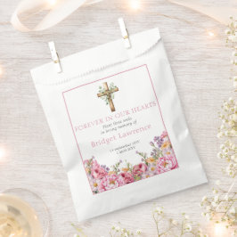 Pretty Pink Peonies Funeral Seed Packet Geschenktütchen