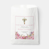 Pretty Pink Peonies Funeral Seed Packet Geschenktütchen (Vorderseite)
