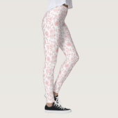 Pretty Pink Roses Floral Leggings (Rechts)
