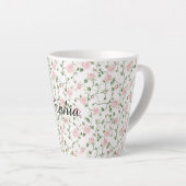 Pretty Pink Roses Floral Milchtasse (Rechte Ecke)
