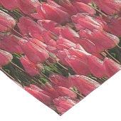 Pretty Pink Tulips Kurzer Tischläufer (Ecke)
