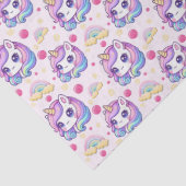 Pretty Pink Unicorns  Seidenpapier (Detail)