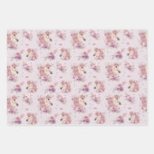 Pretty Ponies and Petals Horse Wrapping Paper Geschenkpapier Set (Vorderseite 2)