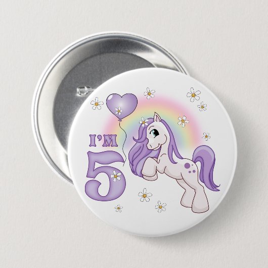Pretty Pony 5 Button (Vorne & Hinten)