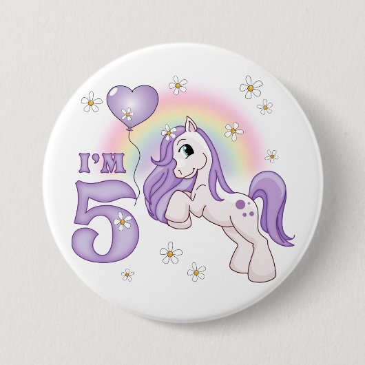 Pretty Pony 5 Button (Vorderseite)