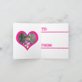 Pretty Pony in Pink Valentine's Day Cards for Kids (Innenseite)