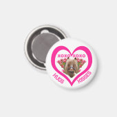 Pretty Pony in Pink Valentine's Day Magnet (Vorderseite/Rückseite)