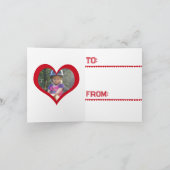 Pretty Pony in Red Valentine's Day Cards for Kids (Innenseite)