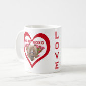 Pretty Pony in Red Valentine's Day Kaffeetasse (Vorderseite Links)