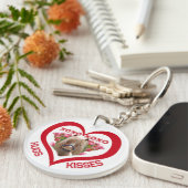 Pretty Pony in Red Valentine's Day Schlüsselanhänger (Vorderseite rechts)