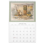 Pretty Porches 2026 – A Watercolor Calendar Kalender (Jan 2026)