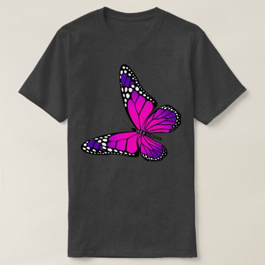 Pretty Purple Butterfly 2 T-Shirt (Design vorne)