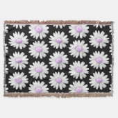 Pretty Purple Dotted Daisy's Decke (Vorderseite)