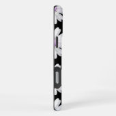 Pretty Purple Dotted Daisy's iPhone Hülle (Rechte Seite)