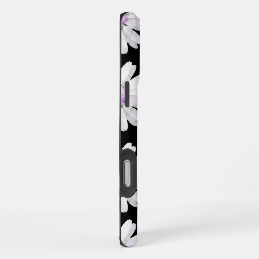Pretty Purple Dotted Daisy's iPhone Hülle (Rechte Seite)