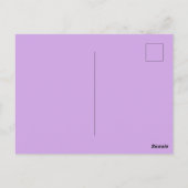 Pretty Purple Dotted Daisy's Postkarte (Rückseite)