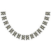 Pretty Purple Dotted Daisy's Wimpelkette (Alle)