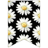 Pretty Purple Dotted Daisy's Wimpelkette (Dritte Fahne)