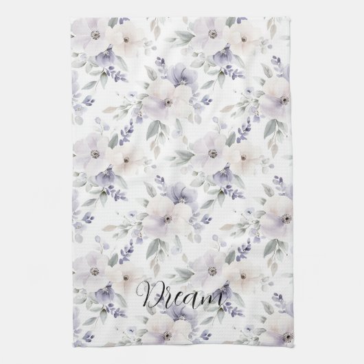 Pretty Purple Flowers   Geschirrtuch (Vertikal)